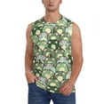 thumbnail image 1 of Fotbe Men's Cute Frog Print Men's Sleeveless Muscle Tank Tops Casual T-Shirts for Gym Workout Beach-Medium, 1 of 8