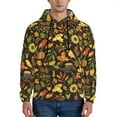 thumbnail image 1 of Fotbe Men's Hoodie with Autumn Plants Maple Tree Vintage Pattern - Kangaroo Pocket Pullover Hooded Sweatshirt, Perfect for Daily Wear, Travel, and Home-3X-Large, 1 of 7