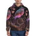 thumbnail image 1 of Fotbe Men's Hoodie with Bird4 Pattern - Kangaroo Pocket Pullover Hooded Sweatshirt, Perfect for Daily Wear, Travel, and Home-4X-Large, 1 of 7