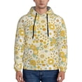 thumbnail image 1 of Fotbe Men's Hoodie with Cute Sunflower Pattern - Kangaroo Pocket Pullover Hooded Sweatshirt, Perfect for Daily Wear, Travel, and Home-Medium, 1 of 7