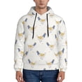 thumbnail image 1 of Fotbe Men's Hoodie with Funny Chicken Pattern - Kangaroo Pocket Pullover Hooded Sweatshirt, Perfect for Daily Wear, Travel, and Home-4X-Large, 1 of 7