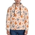 thumbnail image 1 of Fotbe Men's Hoodie with Funny Chicken Pattern - Kangaroo Pocket Pullover Hooded Sweatshirt, Perfect for Daily Wear, Travel, and Home-X-Large, 1 of 7