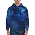thumbnail image 1 of Fotbe Men's Hoodie with Pegasus Night Sky Pattern - Kangaroo Pocket Pullover Hooded Sweatshirt, Perfect for Daily Wear, Travel, and Home-XX-Large, 1 of 7