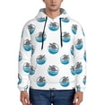 thumbnail image 1 of Fotbe Men's Hoodie with Turtle Pattern - Kangaroo Pocket Pullover Hooded Sweatshirt, Perfect for Daily Wear, Travel, and Home-XX-Large, 1 of 7