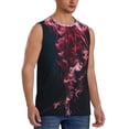 thumbnail image 1 of Fotbe Men's Mesmerizing Pink Jellyfish Print Men's Sleeveless Muscle Tank Tops Casual T-Shirts for Gym Workout Beach-XX-Large, 1 of 8