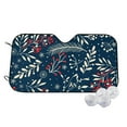 thumbnail image 1 of Fotbe Merry Christmas Car Windshield Sunshade | Sun Visor Protector Front Window Shade, Keeps Out UV Rays, Keeps Your Vehicle Cool-Small, 1 of 7