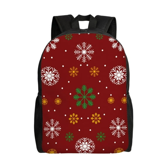 Fotbe Merry Christmas Travel Laptop Backpack, Business Slim Sturdy Laptops Backpack, Water Resistant College School Computer Bag Gift for Men & Women Fits 15.6 Inch Notebook