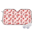 thumbnail image 1 of Fotbe Milk Tea Car Windshield Sunshade | Sun Visor Protector Front Window Shade, Keeps Out UV Rays, Keeps Your Vehicle Cool-Small, 1 of 7