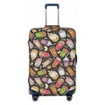 thumbnail image 1 of Fotbe Milk Tea Luggage Cover Protector,Suitcase Protector,Scratch and Dirt Resistant,Fits 18-32 Inch Luggage-X-Large, 1 of 9