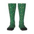 thumbnail image 1 of Fotbe Milk Tea print Women's Men's Novelty Crew Socks Cotton Socks Knee High Socks for Walking,Running,Nurses,Pregnancy, 1 of 9