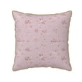 thumbnail image 1 of Fotbe Minimalist Snowflake Pattern Velvet Decorative Throw Pillow Covers with Elegant Piping, Soft Plush Cushion Cover for Sofa, Bed, Car, Office-18"x18", 1 of 8