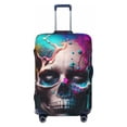 thumbnail image 1 of Fotbe Modern Abstract Colorful Skull B Luggage Cover Protector,Suitcase Protector,Scratch and Dirt Resistant,Fits 18-32 Inch Luggage-Medium, 1 of 9