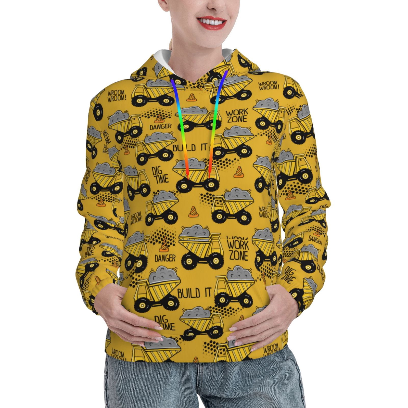 Taxi Pattern Print Women's Sweatshirt