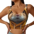 thumbnail image 1 of Fotbe Modern Yellow Sweater Guinea Pig Pattern Womens' Sports Bra Longline Wirefree Padded with Medium Support Sports Moisture-Wicking Workou Vest,Tank Top-Medium, 1 of 7