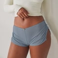 thumbnail image 1 of Sexy Micro Shorts For Women Low Waist Side Slit Mini Boy Shorts Slim Pajamas Shorts Bottoms Sleepwear Womens Casual Pants Petite Short Casual Pants Set for plus Size Women Pants Women Casual Stretch, 1 of 4