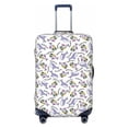 thumbnail image 1 of Fotbe Monkey Submarine Captain Luggage Cover Protector,Suitcase Protector,Scratch and Dirt Resistant,Fits 18-32 Inch Luggage-Large, 1 of 9