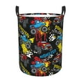 thumbnail image 1 of Fotbe Monster Car Laundry Basket with Handles, Waterproof Large Laundry Hamper, Wash Bag for Corner Dorm, Rolling Laundry Basket with Handles-Medium, 1 of 8