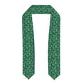 thumbnail image 1 of Fotbe Monstera Leaves Printed Class of 2024 Graduation Stole, 1 of 7