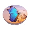 thumbnail image 1 of Fotbe Morpho butterfly and dandelion Pattern Stool Covers Round,Waterproof Round Bar Stool Covers Bar Chair Covers Washable Stool Cushion Slipcover for 12-14 Inch Chair-12 inch, 1 of 7
