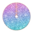 thumbnail image 1 of Fotbe Multicolor Glitter Pattern Christmas Tree Skirt, Tree Skirts Plush Christmas Decorations, Christmas Tree Skirts Xmas Decorations Holiday Party Decor-30", 1 of 6