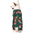 thumbnail image 1 of Fotbe Mushroom House Print Small Dog Sweater Hoodies Pet Grey Hooded Soft Fleece Sweatshirts with Pocket Fall Winter Puppy Cat Sweaters Warm Clothes-Large, 1 of 7