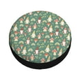 thumbnail image 1 of Fotbe Mushrooms Gnome Spare Tire Cover Thickening Universal Fit for Jeep, Trailer, RV, SUV, Truck, Tough Tire Wheel Soft Cover-15 inch, 1 of 9