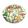 thumbnail image 1 of Fotbe Mushrooms Gnomes Stool Covers Round,Waterproof Round Bar Stool Covers Bar Chair Covers Washable Stool Cushion Slipcover for 12-14 Inch Chair-, 1 of 7