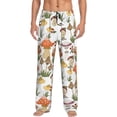 thumbnail image 1 of Fotbe Mushrooms Men's Pajama Pants,Sleepwear Pants,Pj Bottoms Drawstring And Pockets-Medium, 1 of 9
