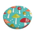 thumbnail image 1 of Fotbe Mushrooms Stool Covers Round,Waterproof Round Bar Stool Covers Bar Chair Covers Washable Stool Cushion Slipcover for 12-14 Inch Chair-14 inch, 1 of 7