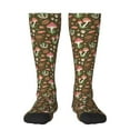 thumbnail image 1 of Fotbe Mushrooms and Autumn print Women's Men's Novelty Crew Socks Cotton Socks Knee High Socks for Walking,Running,Nurses,Pregnancy, 1 of 9
