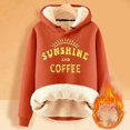 thumbnail image 1 of Women's Autumn And Winter Print And Warm And Comfortable Hooded Hoodie Tops Women's Outdoor Recreation Sweatshirts & Hoodies Dress Jacket Women Hoodie Women Zip up Zipper Jacket Women Pullover Hoodies, 1 of 3