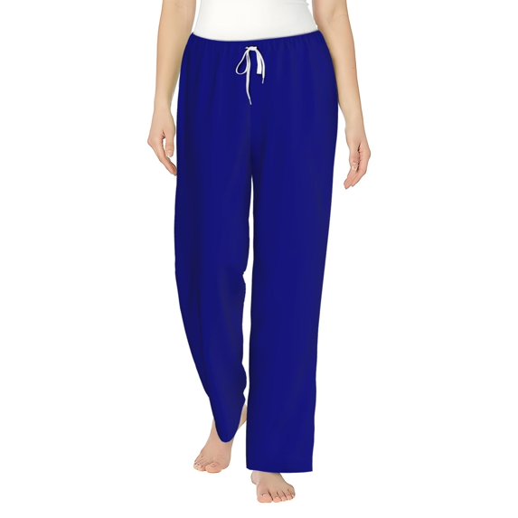 Fotbe Navy Women's Pajama Pants,Sleepwear Pants,Pj Bottoms Drawstring And Pockets-X-Large