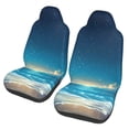 thumbnail image 1 of Fotbe Night Sky Beach Scene Pattern Automotive Seat Covers for Cars Trucks and SUVs – Car Seat Covers for Front Seats,Protective Seat Covers,Vehicle Seat Covers, Set of 2, 1 of 9