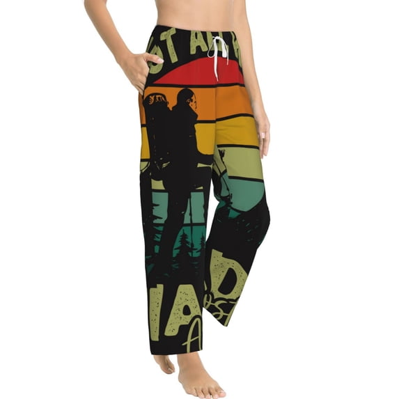 Fotbe Not All Who Wander Are Lost 1 Women's Pajama Pants,Sleepwear Pants,Pj Bottoms Drawstring And Pockets-X-Large