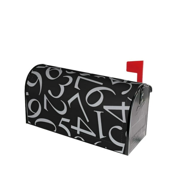 Fotbe Numbers Mailbox Covers Post Letter Box Cover Garden Decor Standard Size-