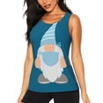 thumbnail image 1 of Fotbe Nurse Doctor Gnomes Womens Loose Fit Casual Flowy Slim-Fit Tank Tops Athletic Round Neck Trendy Sleeveless Summer Tops for Gym and Yoga-X-Large, 1 of 9