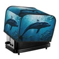 thumbnail image 1 of Fotbe Ocean Dolphin Fish School for Four Slice Toaster Cover, Fingerprint Protector, Super Soft Appliance Cover And Dust Cover,Bread Dust Cover & Fingerprint Protection, 1 of 7