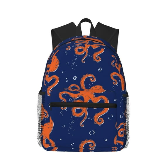 Fotbe Octopus Lightweight Casual Laptop Backpack for Men and Women, Daily use Waterproof backpack, Backpack for College