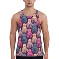 thumbnail image 1 of Fotbe Octopus in love Pattern Men's Quick Dry Workout Tank Top Gym Muscle Tee Fitness Bodybuilding Sleeveless T Shirt Breathable Workout Shirt-Large, 1 of 7
