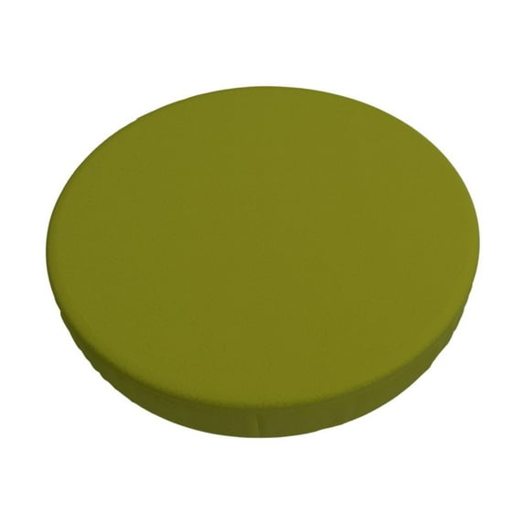 Fotbe Olive Stool Covers Round,Waterproof Round Bar Stool Covers Bar Chair Covers Washable Stool Cushion Slipcover for 12-14 Inch Chair-14 inch