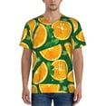 thumbnail image 1 of Fotbe Orange Baseball Jersey Shirt for Men and Women, Casual Short Sleeves Button Down T-Shirt-Medium, 1 of 9