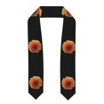 thumbnail image 1 of Fotbe Orange Dalia Printed Class of 2024 Graduation Stole, 1 of 7