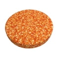 thumbnail image 1 of Fotbe Orange Glitter Stool Covers Round,Waterproof Round Bar Stool Covers Bar Chair Covers Washable Stool Cushion Slipcover for 12-14 Inch Chair-14 inch, 1 of 7