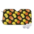 thumbnail image 1 of Fotbe Orange Lemon Car Windshield Sunshade | Sun Visor Protector Front Window Shade, Keeps Out UV Rays, Keeps Your Vehicle Cool-Small, 1 of 7