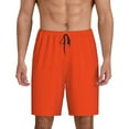 thumbnail image 1 of Fotbe Orange Pajama Shorts for Men, Men's Pajama Bottoms, Sleepwear,Short Pajama Pants-3X-Large, 1 of 9