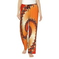 thumbnail image 1 of Fotbe Orange Rotating Women's Pajama Pants,Sleepwear Pants,Pj Bottoms Drawstring And Pockets-Small, 1 of 9