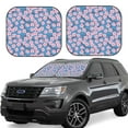thumbnail image 1 of Fotbe Orchids Flowers 2-Piece Car Windshield Sun Shade | Sun Blocker for Car Windshield | Foldable Automotive Interior Accessories for Sun Protection-Small, 1 of 1
