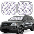 thumbnail image 1 of Fotbe Orchids Flowers 2-Piece Car Windshield Sun Shade | Sun Blocker for Car Windshield | Foldable Automotive Interior Accessories for Sun Protection-Small, 1 of 7