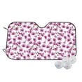 thumbnail image 1 of Fotbe Orchids Flowers Car Windshield Sunshade | Sun Visor Protector Front Window Shade, Keeps Out UV Rays, Keeps Your Vehicle Cool-Small, 1 of 7