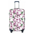 thumbnail image 1 of Fotbe Orchids Flowers Luggage Cover Protector,Suitcase Protector,Scratch and Dirt Resistant,Fits 18-32 Inch Luggage-Large, 1 of 8
